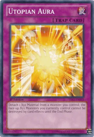 1st Edition, Common, Normal Trap, Super Starter: V for Victory, Trap Utopian Aura [YS13-EN035] Common - Trading Card World