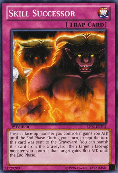 1st Edition, Battle Pack 2: War of the Giants, Mosaic Rare, Normal Trap, Trap, Unlimited Skill Successor [BP02-EN203] Mosaic Rare - Trading Card World