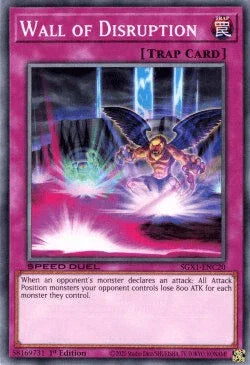 1st Edition, Common, Normal Trap, Speed Duel GX: Duel Academy Box, Trap Wall of Disruption [SGX1-ENC20] Common - Trading Card World