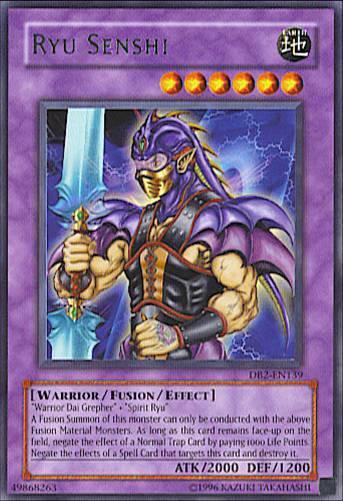 Dark Beginning 2, Earth, Fusion Monster, Rare, Unlimited, Warrior Ryu Senshi [DB2-EN139] Rare - Trading Card World