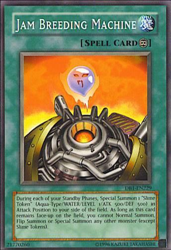 Common, Continuous Spell, Dark Beginning 1, Spell, Unlimited Jam Breeding Machine [DB1-EN229] Common - Trading Card World