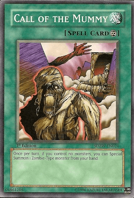 1st Edition, Common, Continuous Spell, Spell, Structure Deck: Zombie World Call of the Mummy [SDZW-EN024] Common - Trading Card World