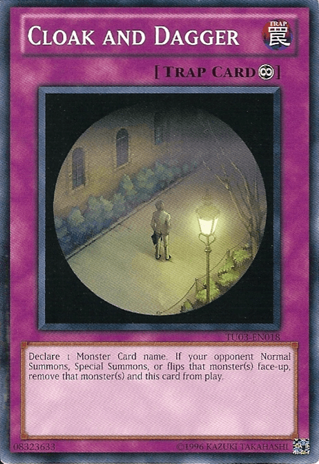 Common, Continuous Trap, Trap, Turbo Pack: Booster Three, Unlimited Cloak and Dagger [TU03-EN018] Common - Trading Card World