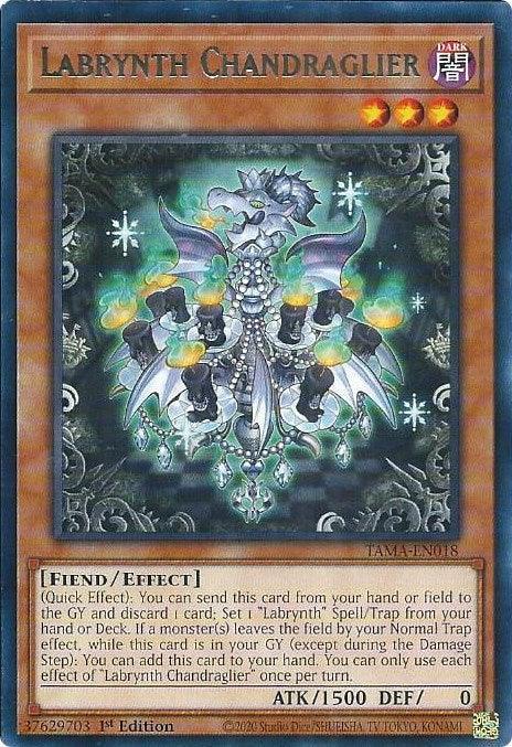 1st Edition, Dark, Effect Monster, Fiend, Rare, Tactical Masters Labrynth Chandraglier [TAMA-EN018] Rare - Trading Card World