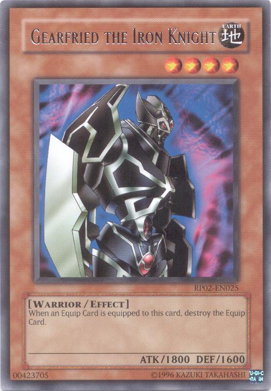 Earth, Effect Monster, Rare, Retro Pack 2, Unlimited, Warrior Gearfried the Iron Knight [RP02-EN025] Rare - Trading Card World