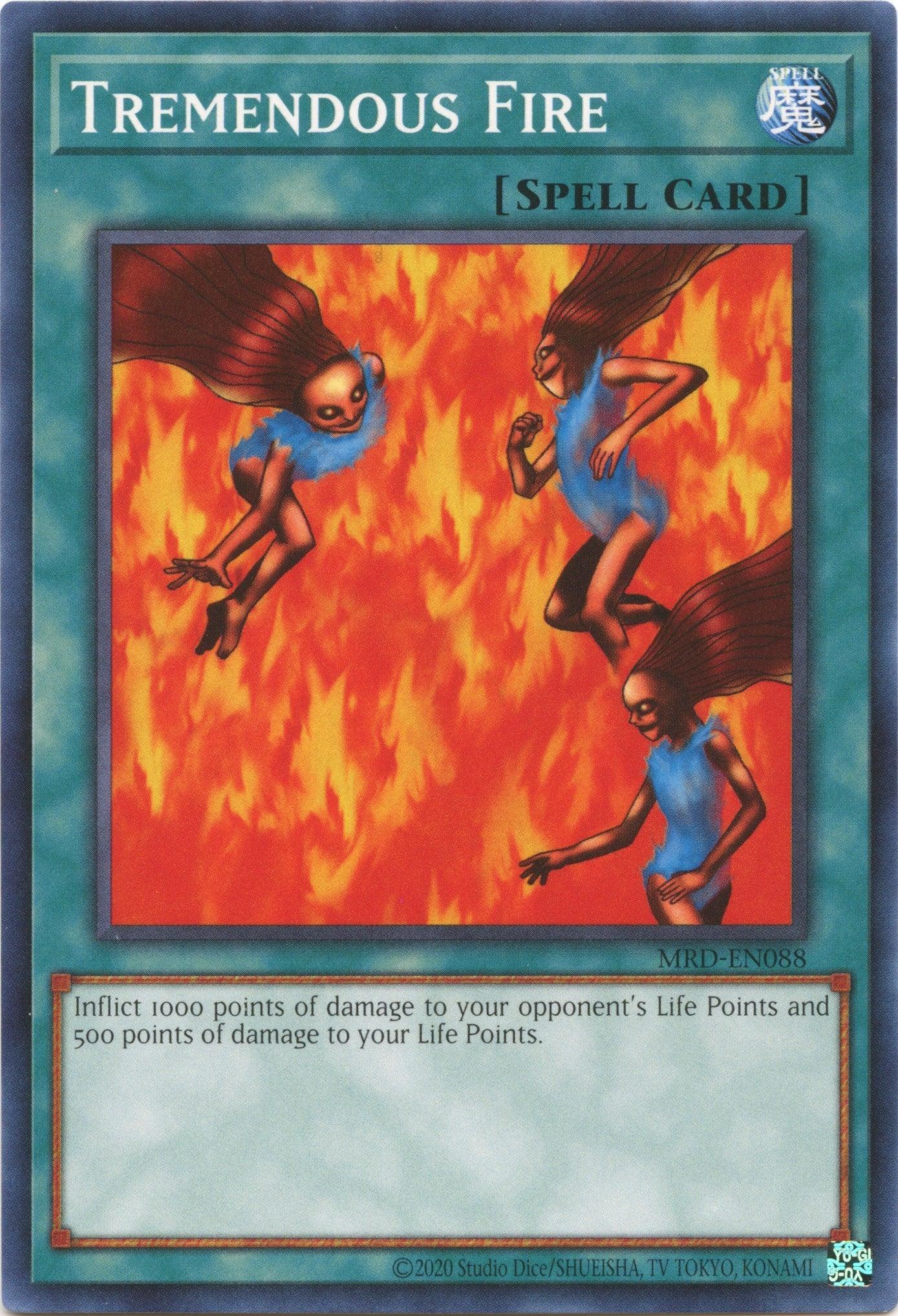 Common, Metal Raiders (25th Anniversary Edition), Normal Spell, Spell, Unlimited Tremendous Fire (25th Anniversary) [MRD-EN088] Common - Trading Card World