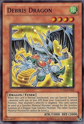 Dragon, Super Rare, Tuner Monster, Turbo Pack: Booster Four, Unlimited, Wind Debris Dragon [TU04-EN002] Super Rare - Trading Card World