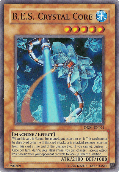 Dark Revelation Volume 4, Effect Monster, Machine, Super Rare, Unlimited, Water B.E.S. Crystal Core [DR04-EN021] Super Rare - Trading Card World