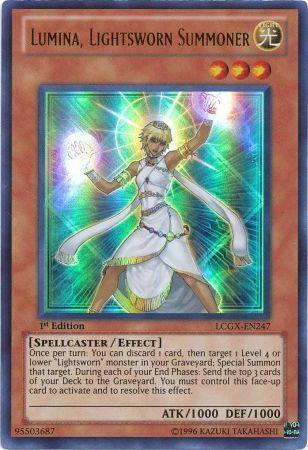 1st Edition, Effect Monster, Legendary Collection 2, Light, Spellcaster, Ultra Rare, Unlimited Lumina, Lightsworn Summoner [LCGX-EN247] Ultra Rare - Trading Card World