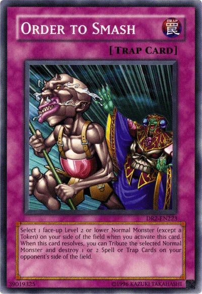 Common, Dark Revelation Volume 2, Normal Trap, Trap, Unlimited Order to Smash [DR2-EN223] Common - Trading Card World