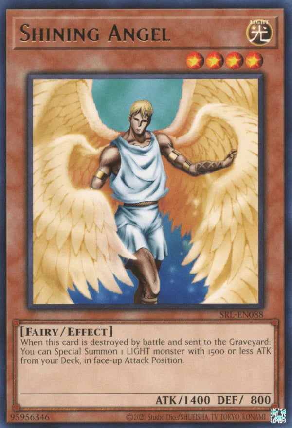 Effect Monster, Fairy, Light, Rare, Spell Ruler, Unlimited Shining Angel [SRL-EN088] Rare - Trading Card World