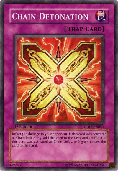 1st Edition, Common, Cyberdark Impact, Normal Trap, Trap, Unlimited Chain Detonation [CDIP-EN054] Common - Trading Card World