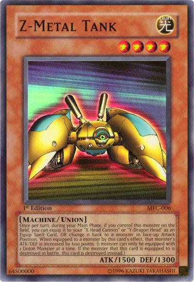 1st Edition, Light, Machine, Magician's Force, Super Rare, Union Monster, Unlimited Z-Metal Tank [MFC-006] Super Rare - Trading Card World