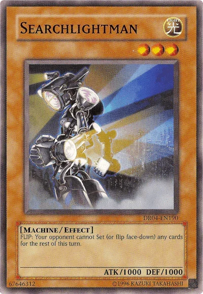Common, Dark Revelation Volume 4, Effect Monster, Light, Machine, Unlimited Searchlightman [DR04-EN190] Common - Trading Card World