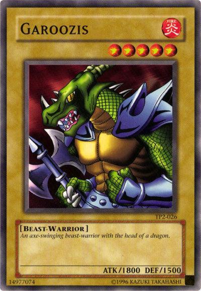 Beast-Warrior, Common, Fire, Normal Monster, Tournament Pack 2, Unlimited Garoozis [TP2-026] Common - Trading Card World