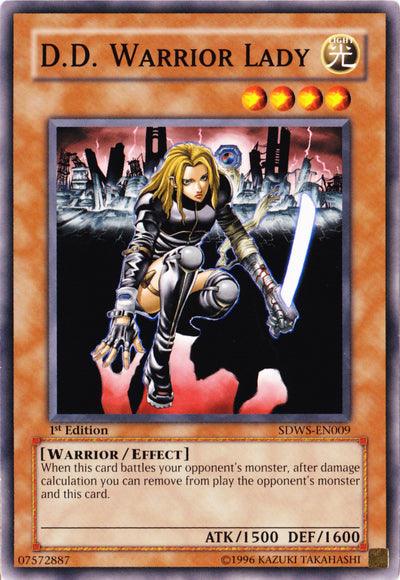 1st Edition, Common, Effect Monster, Light, Structure Deck: Warriors' Strike, Warrior D.D. Warrior Lady [SDWS-EN009] Common - Trading Card World