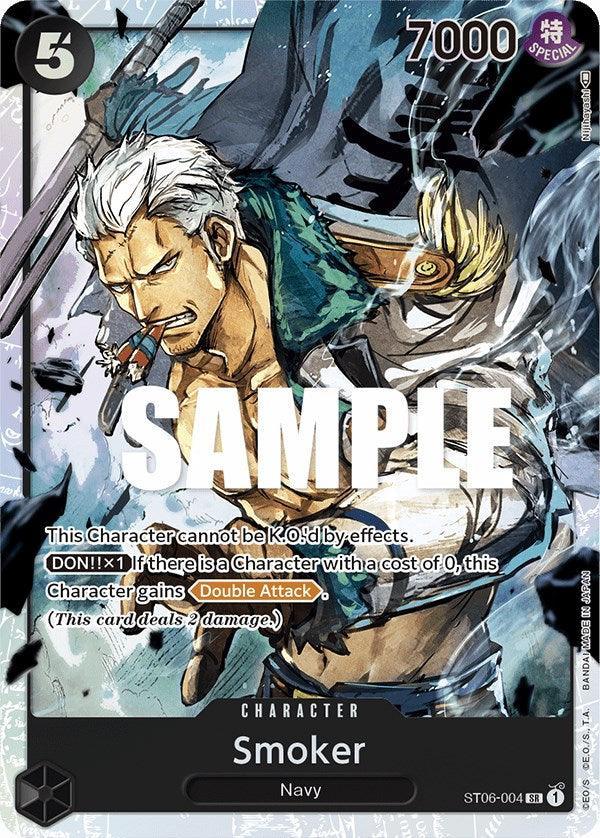 Character, Navy, Starter Deck: Absolute Justice, Starter Decks, Super Rare Smoker [Starter Deck: Absolute Justice] - Trading Card World