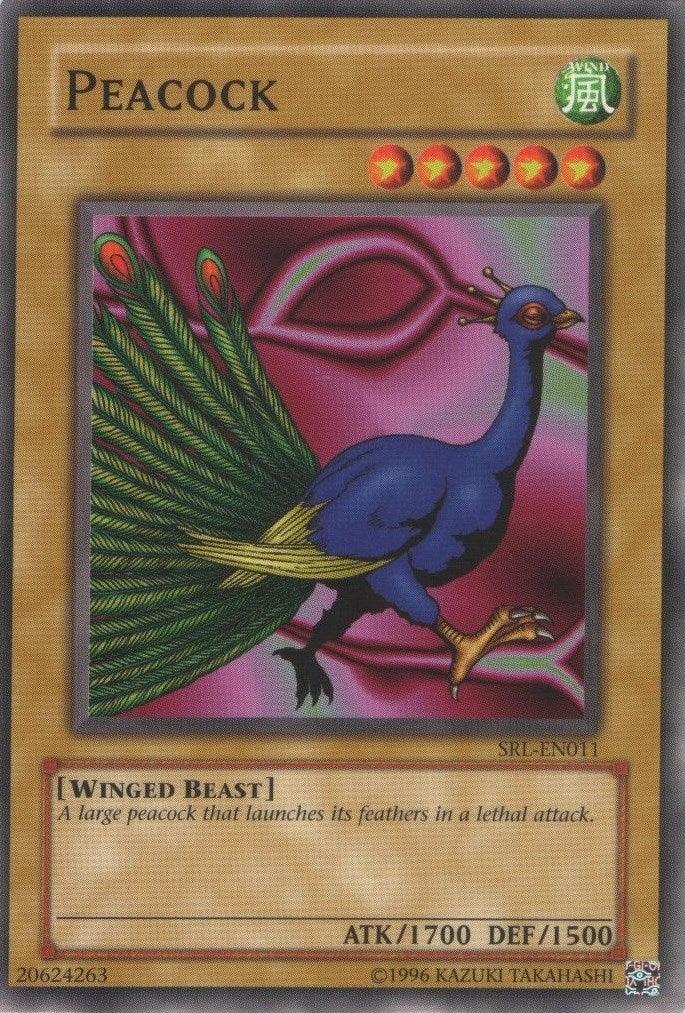Common, Normal Monster, Spell Ruler, Unlimited, Wind, Winged Beast Peacock [SRL-EN011] Common - Trading Card World