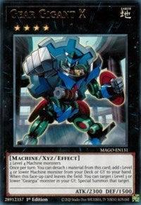 1st Edition, Earth, Machine, Maximum Gold, Rare, Xyz/ Effect Monster Gear Gigant X [MAGO-EN131] Rare - Trading Card World