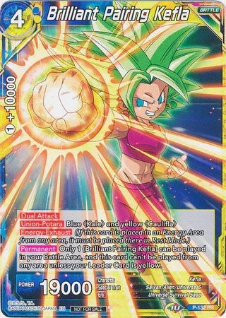Brilliant Pairing Kefla (Shop Tournament: Assault of Saiyans) (P-132) [Promotion Cards]