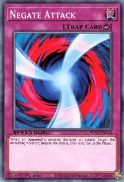 1st Edition, Common, Counter Trap, Speed Duel GX: Duel Academy Box, Trap Negate Attack [SGX1-ENA18] Common - Trading Card World