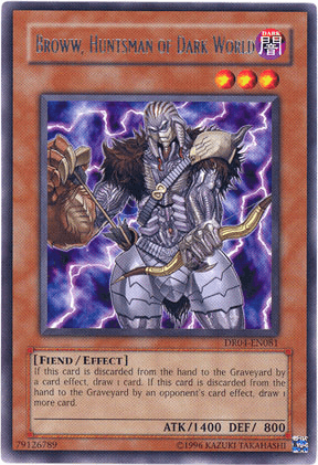 Dark, Dark Revelation Volume 4, Effect Monster, Fiend, Rare, Unlimited Broww, Huntsman of Dark World [DR04-EN081] Rare - Trading Card World