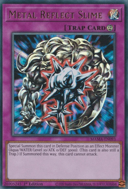 1st Edition, Continuous Trap, Magnificent Mavens, Trap, Ultra Rare Metal Reflect Slime [MAMA-EN093] Ultra Rare - Trading Card World