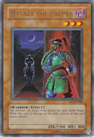 Dark, Effect Monster, Invasion of Chaos, Rare, Unlimited, Warrior Mataza the Zapper [IOC-EN086] Rare - Trading Card World