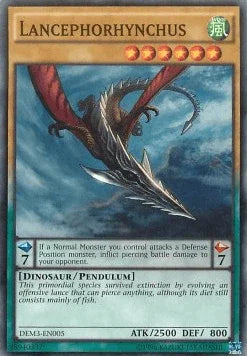 Common, Demo Deck 2016, Dinosaur, Pendulum Monster, Unlimited, Wind Lancephorhynchus [DEM3-EN005] Common - Trading Card World