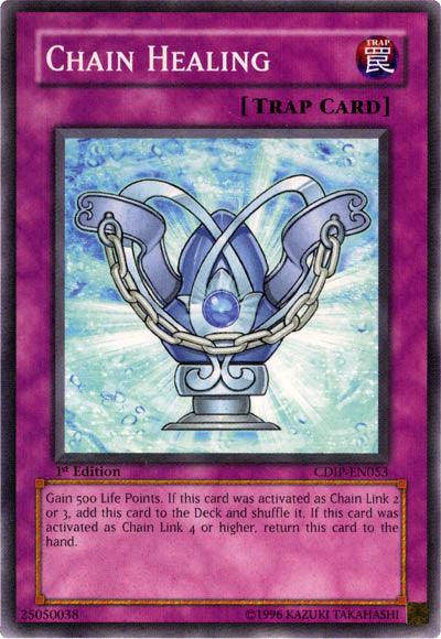 1st Edition, Common, Cyberdark Impact, Normal Trap, Trap, Unlimited Chain Healing [CDIP-EN053] Common - Trading Card World