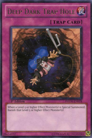 1st Edition, Normal Trap, Photon Shockwave, Rare, Trap, Unlimited Deep Dark Trap Hole [PHSW-EN078] Rare - Trading Card World