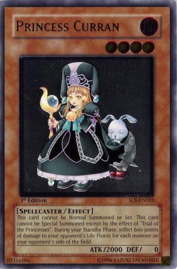 1st Edition, Dark, Effect Monster, Shadow of Infinity, Spellcaster, Ultimate Rare, Unlimited Princess Curran (UTR) [SOI-EN028] Ultimate Rare - Trading Card World