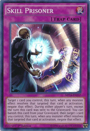 1st Edition, 2014 Mega-Tins Mega Pack, Normal Trap, Super Rare, Trap Skill Prisoner [MP14-EN237] Super Rare - Trading Card World