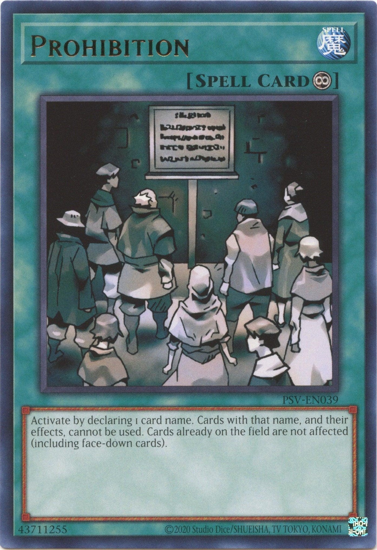 Continuous Spell, Pharaoh's Servant (25th Anniversary Edition), Rare, Spell, Unlimited Prohibition (25th Anniversary) [PSV-EN039] Rare - Trading Card World