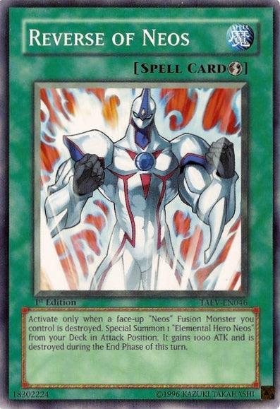 1st Edition, Common, Quick Play Spell, Spell, Tactical Evolution, Unlimited Reverse of Neos [TAEV-EN046] Common - Trading Card World