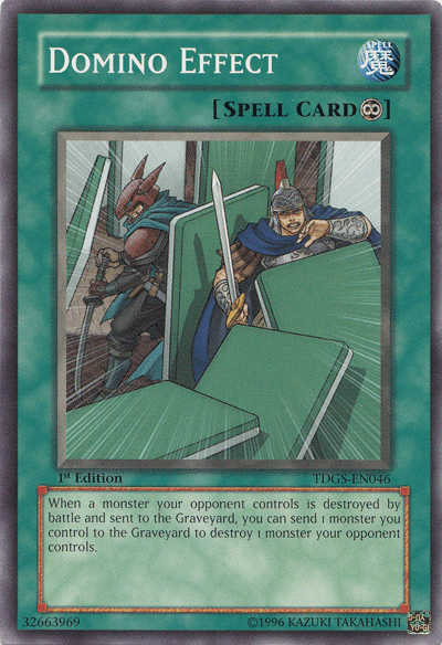 1st Edition, Common, Continuous Spell, Spell, The Duelist Genesis, Unlimited Domino Effect [TDGS-EN046] Common - Trading Card World
