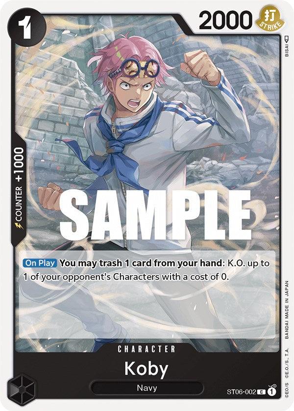 Character, Common, Navy, Starter Deck: Absolute Justice, Starter Decks Koby [Starter Deck: Absolute Justice] - Trading Card World