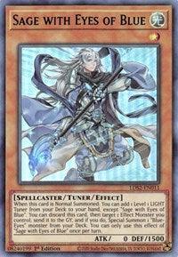 1st Edition, Legendary Duelists: Season 2, Light, Spellcaster, Tuner/Effect Monster, Ultra Rare Sage with Eyes of Blue (Green) [LDS2-EN011] Ultra Rare - Trading Card World