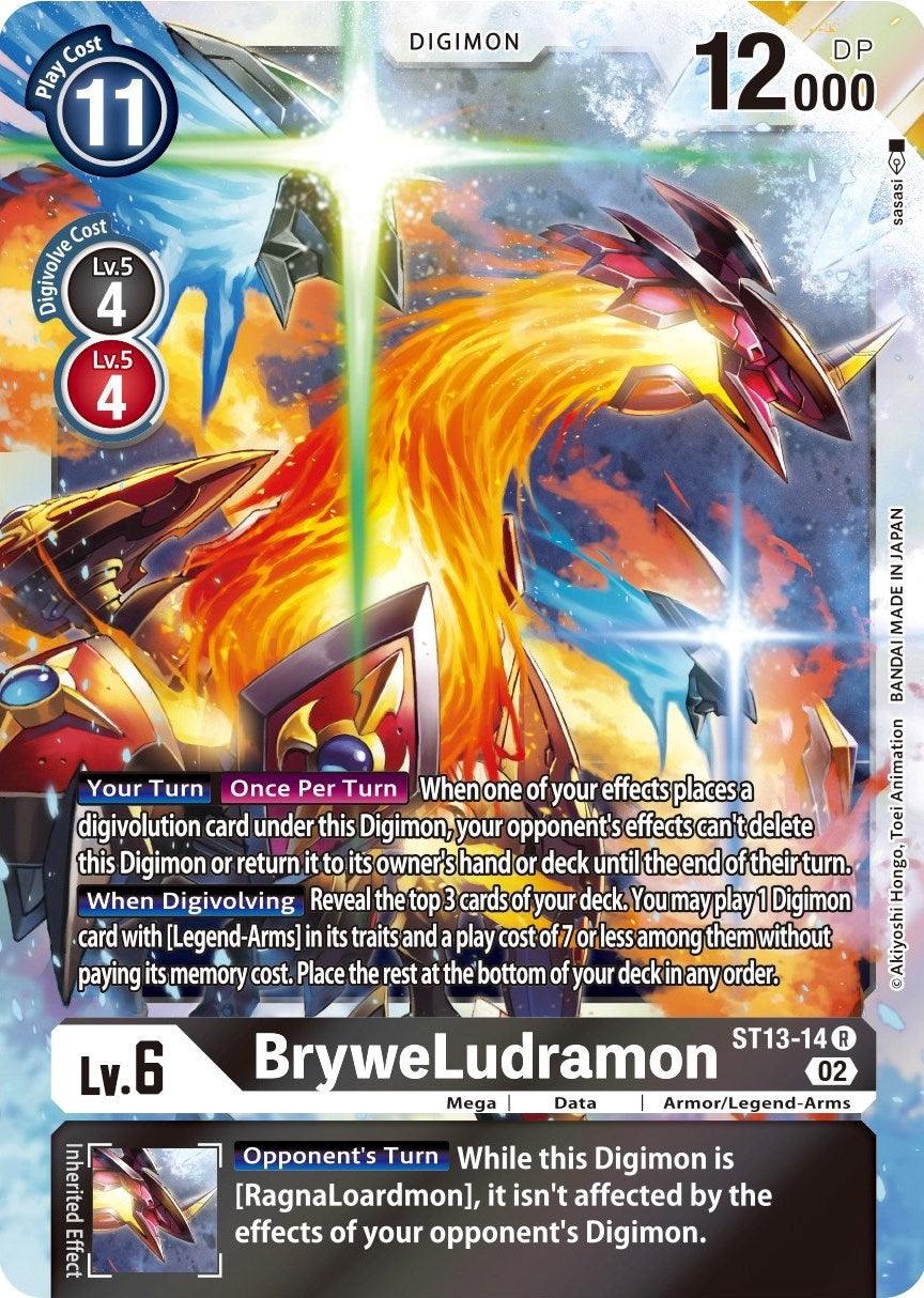Armor/Legend-Arms, Black, Data, Digimon, Mega, Rare, ST13-14, Starter Deck: Ragnaloardmon BryweLudramon [ST13-14] [Starter Deck: Ragnaloardmon] - Trading Card World