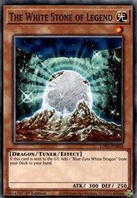 1st Edition, Common, Dragon, Legendary Duelists: Season 2, Light, Tuner/Effect Monster The White Stone of Legend [LDS2-EN004] Common - Trading Card World