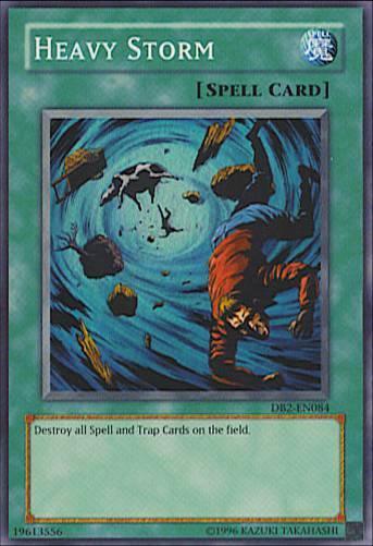Dark Beginning 2, Normal Spell, Spell, Super Rare, Unlimited Heavy Storm [DB2-EN084] Super Rare - Trading Card World