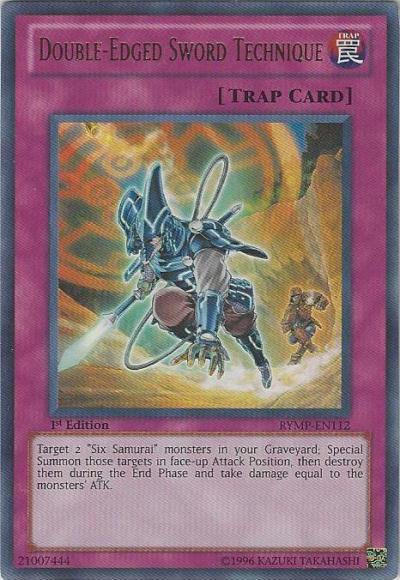1st Edition, Normal Trap, Ra Yellow Mega Pack, Trap, Ultra Rare, Unlimited Double-Edged Sword Technique [RYMP-EN112] Ultra Rare - Trading Card World