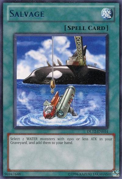 Duelist League Promo, Normal Spell, Rare, Spell, Unlimited Salvage (Blue) [DL12-EN014] Rare - Trading Card World