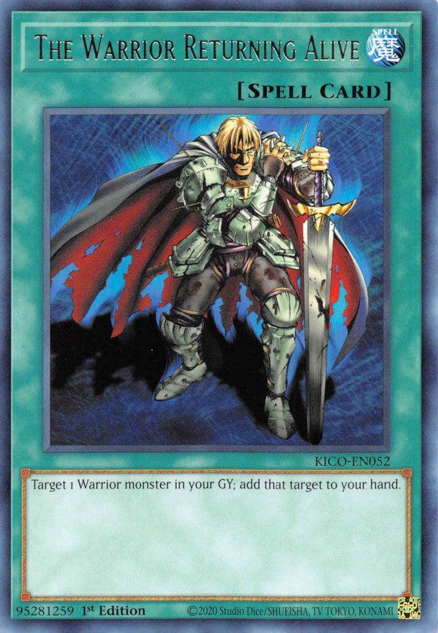 1st Edition, King's Court, Normal Spell, Rare, Spell The Warrior Returning Alive [KICO-EN052] Rare - Trading Card World