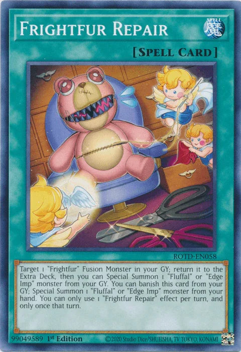 1st Edition, Common, Normal Spell, Rise of the Duelist, Spell Frightfur Repair [ROTD-EN058] Common - Trading Card World
