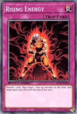 1st Edition, Common, Normal Trap, Speed Duel GX: Duel Academy Box, Trap Rising Energy [SGX1-ENI21] Common - Trading Card World