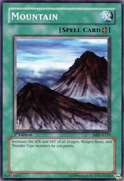 1st Edition, Common, Field Spell, Magic Ruler, Spell, Unlimited Mountain [MRL-E119] Common - Trading Card World