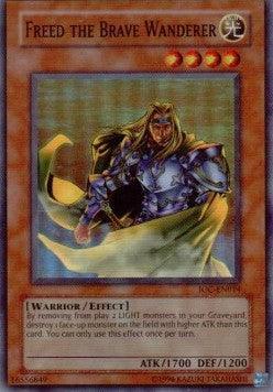 Effect Monster, Invasion of Chaos, Light, Super Rare, Unlimited, Warrior Freed the Brave Wanderer [IOC-EN014] Super Rare - Trading Card World