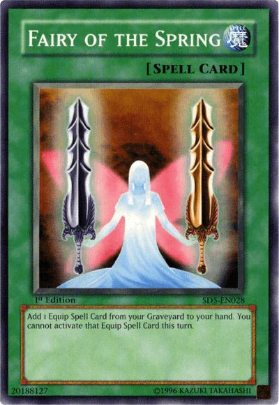 1st Edition, Common, Normal Spell, Spell, Structure Deck: Warrior's Triumph Fairy of the Spring [SD5-EN028] Common - Trading Card World