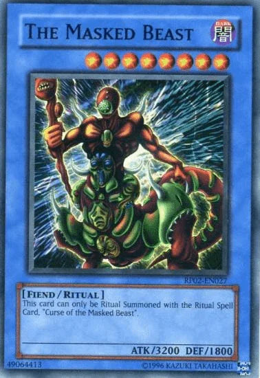 Dark, Fiend, Retro Pack 2, Ritual Monster, Super Rare, Unlimited The Masked Beast [RP02-EN027] Super Rare - Trading Card World